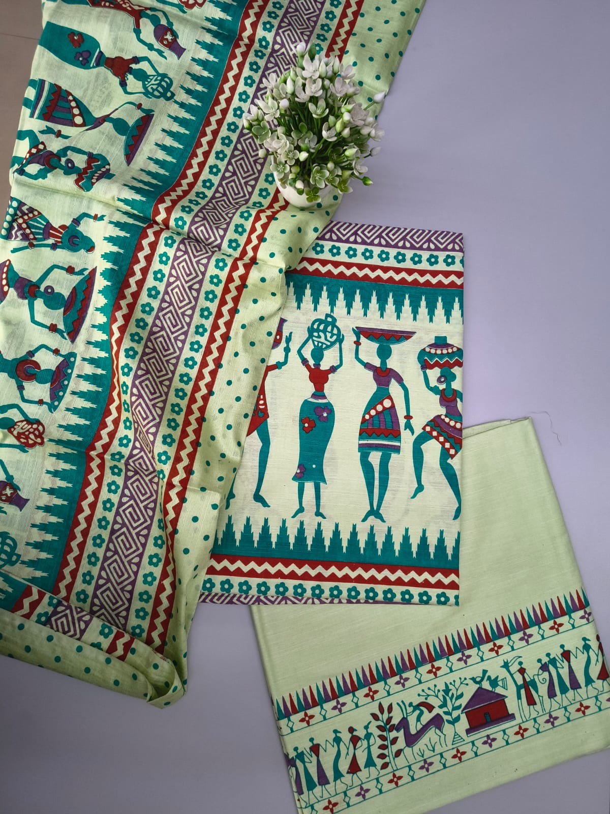 Soft silk churidar material