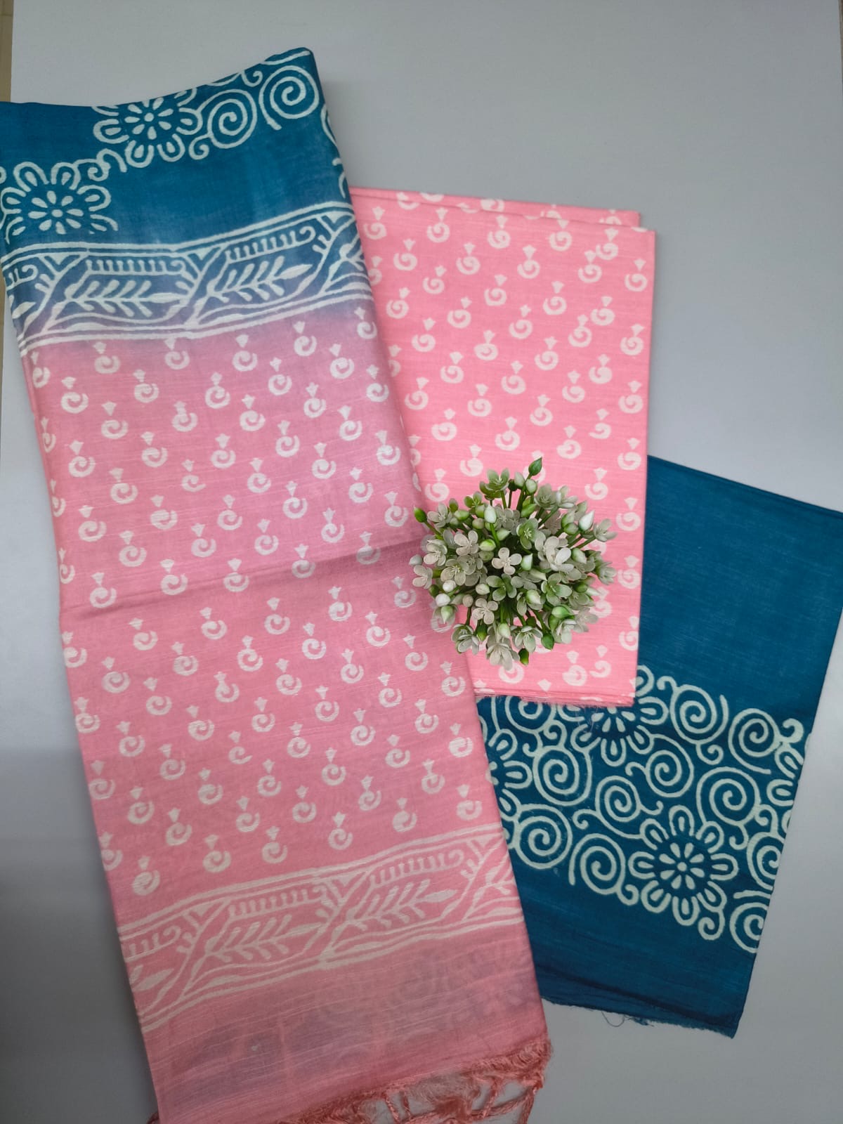 Semi silk churidar material