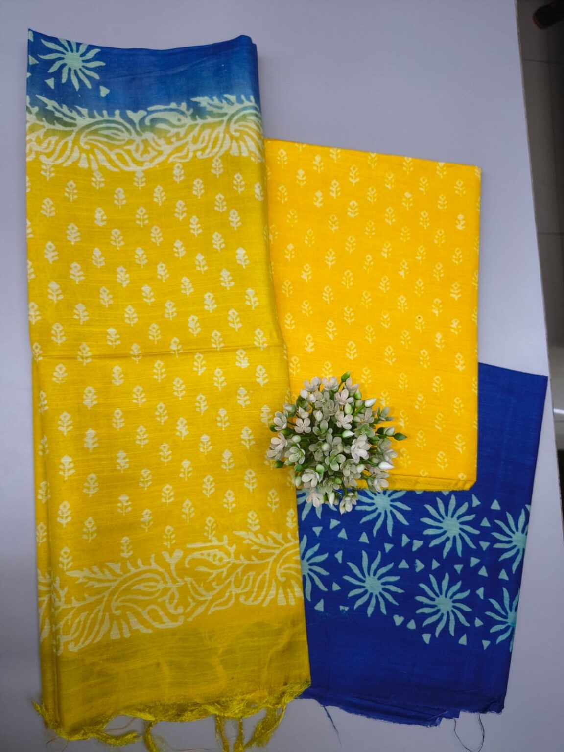 Semi silk churidar material