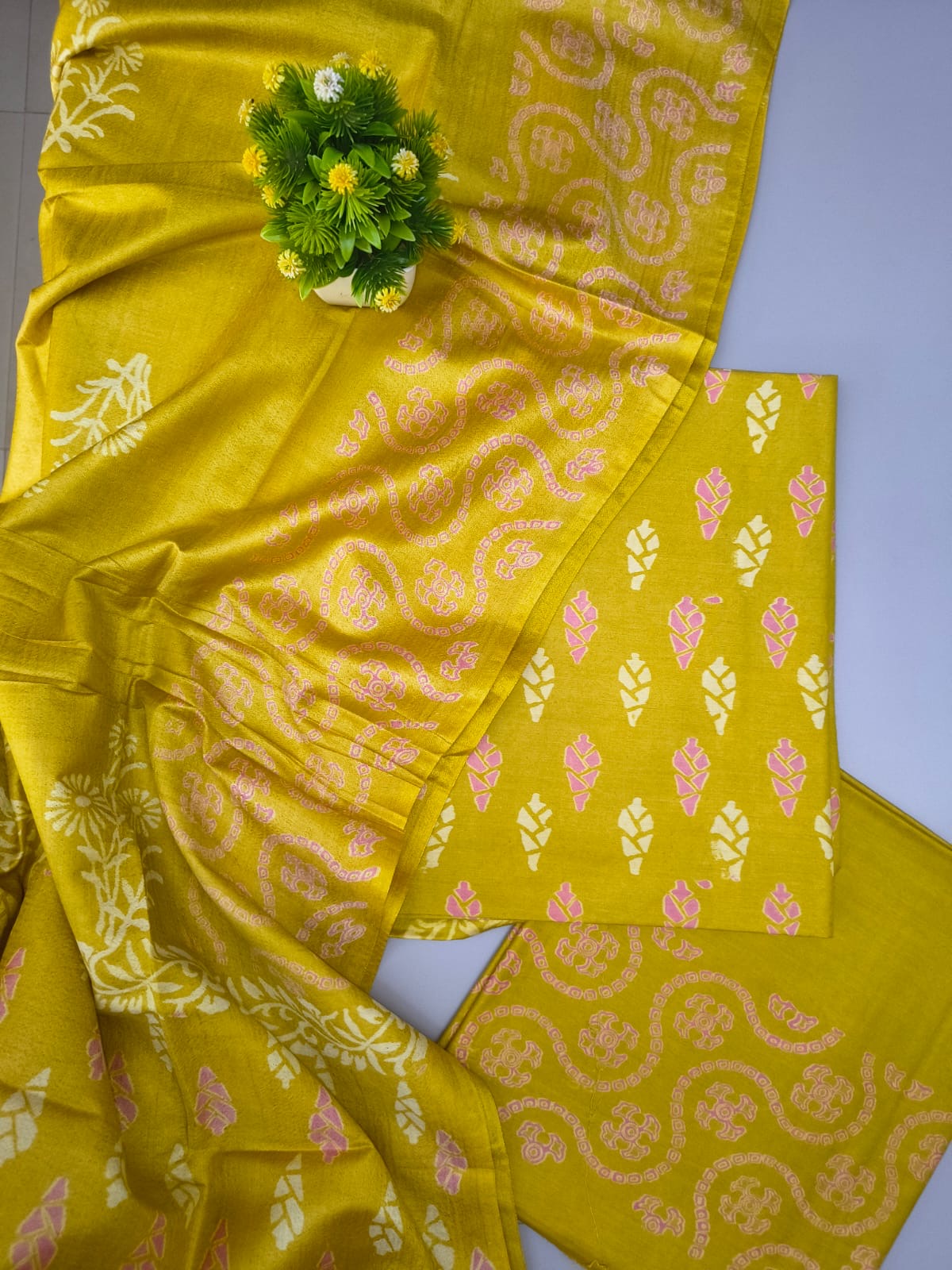 Soft silk churidar material