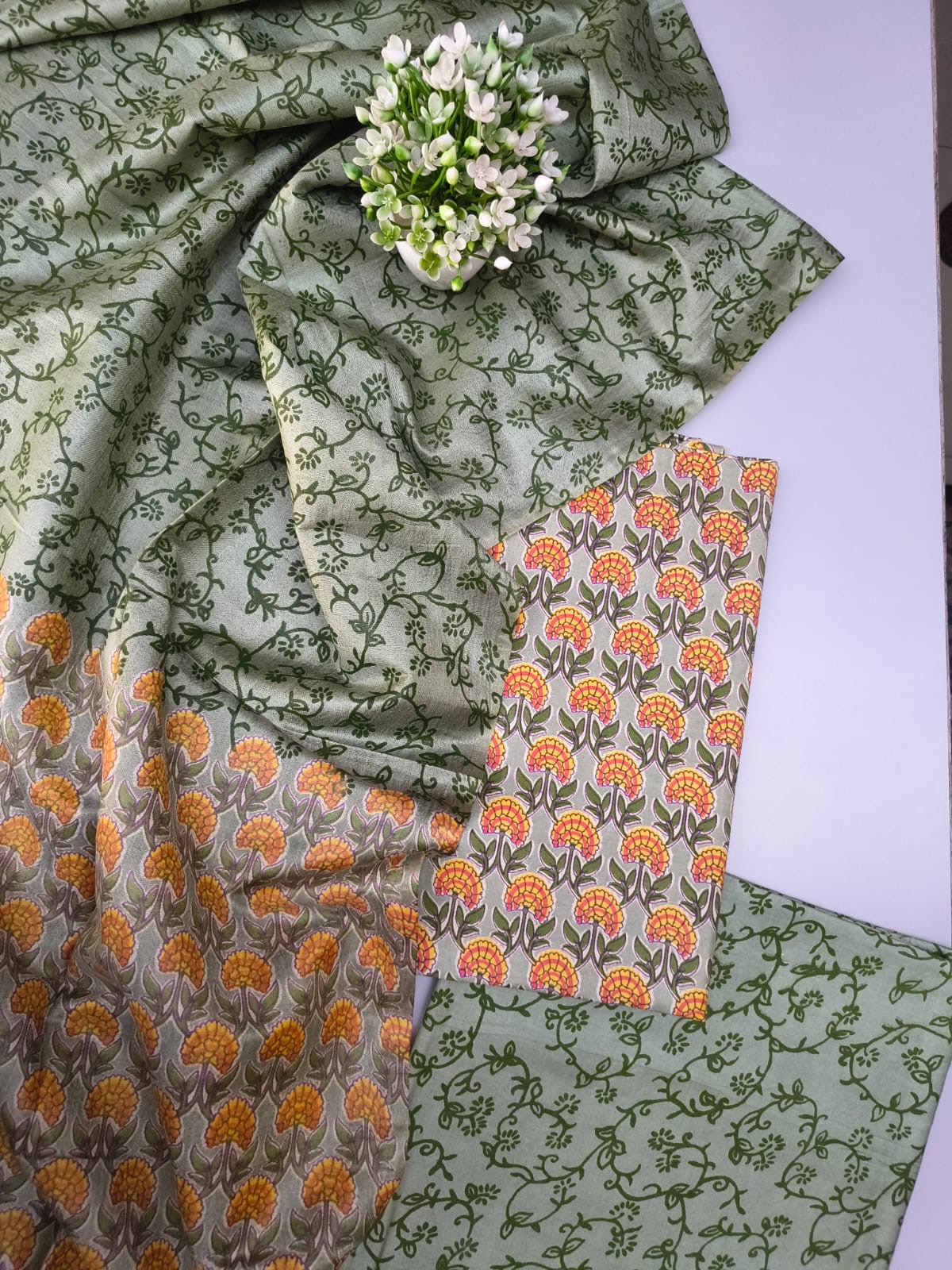 Soft silk churidar material