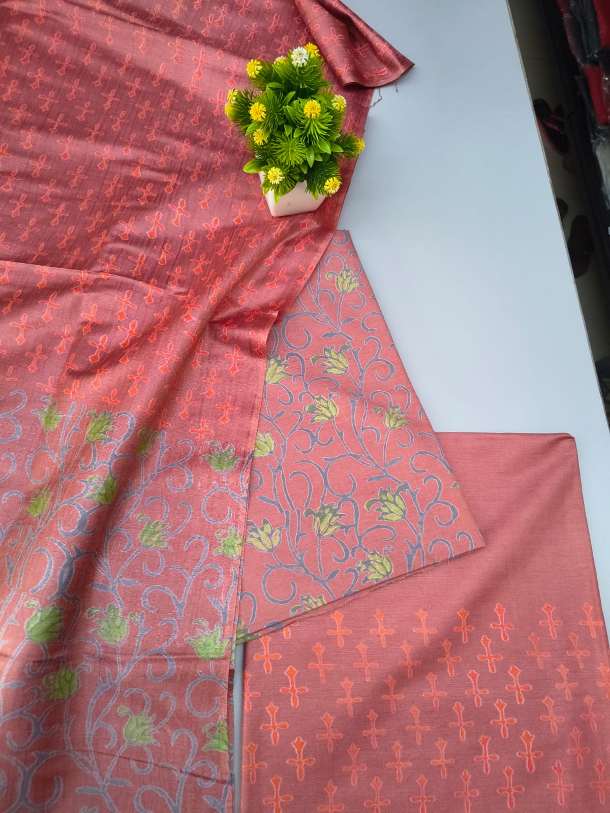 Soft silk churidar material