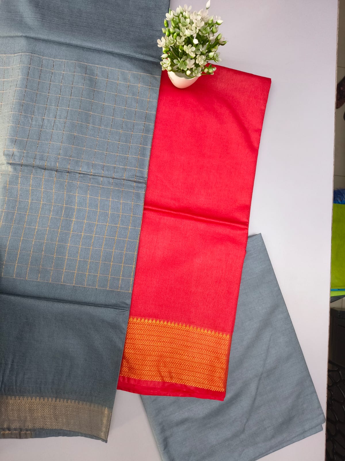 Semi silk churidar material