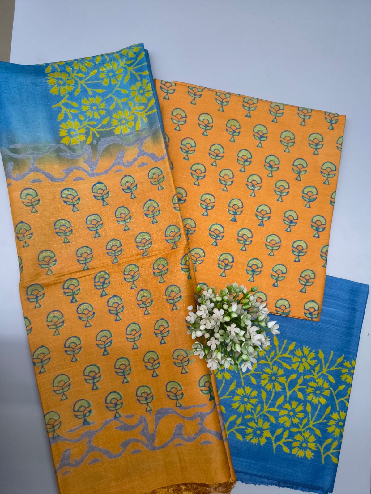 Semi silk churidar material