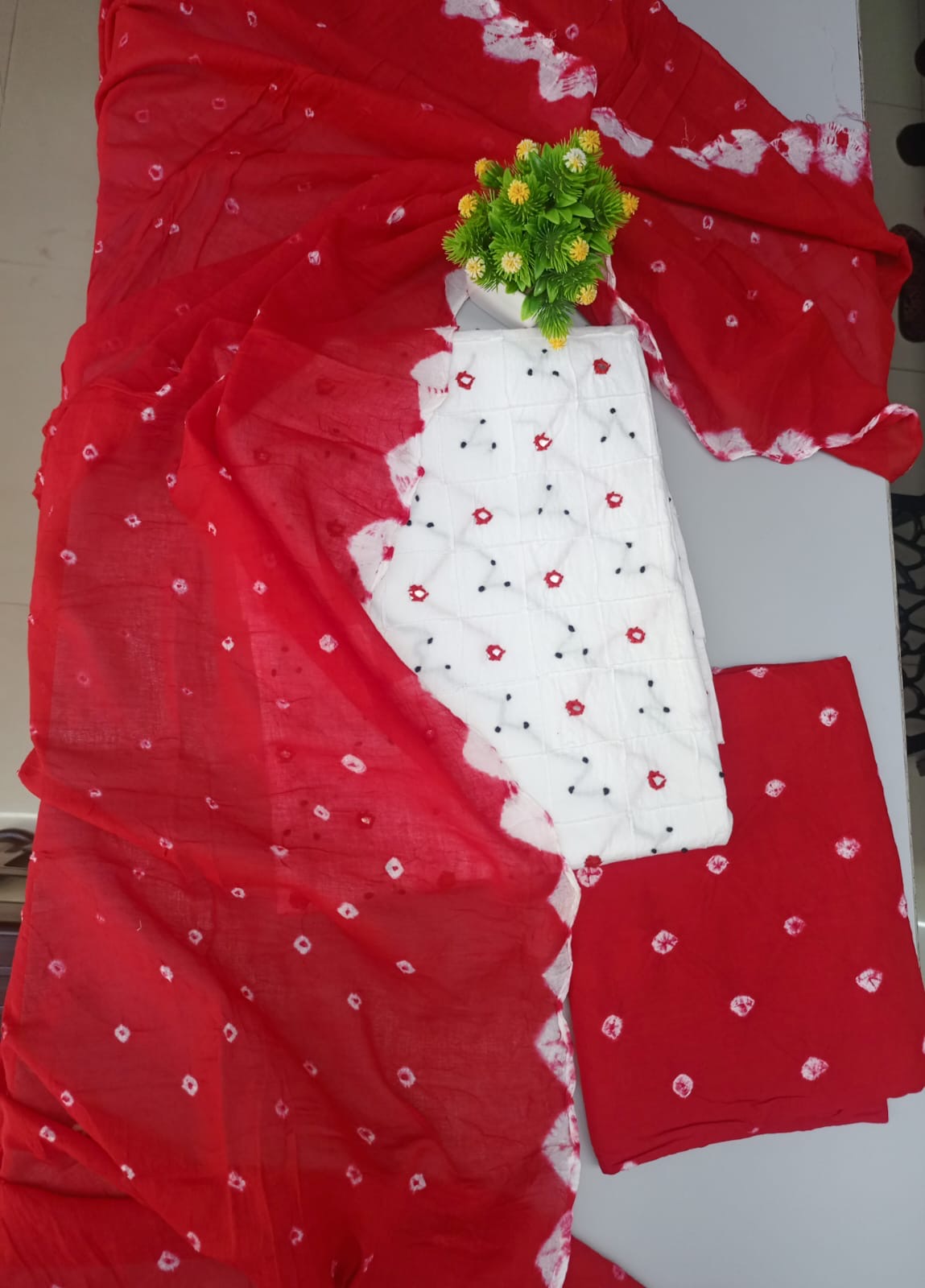 Bandini churidar material