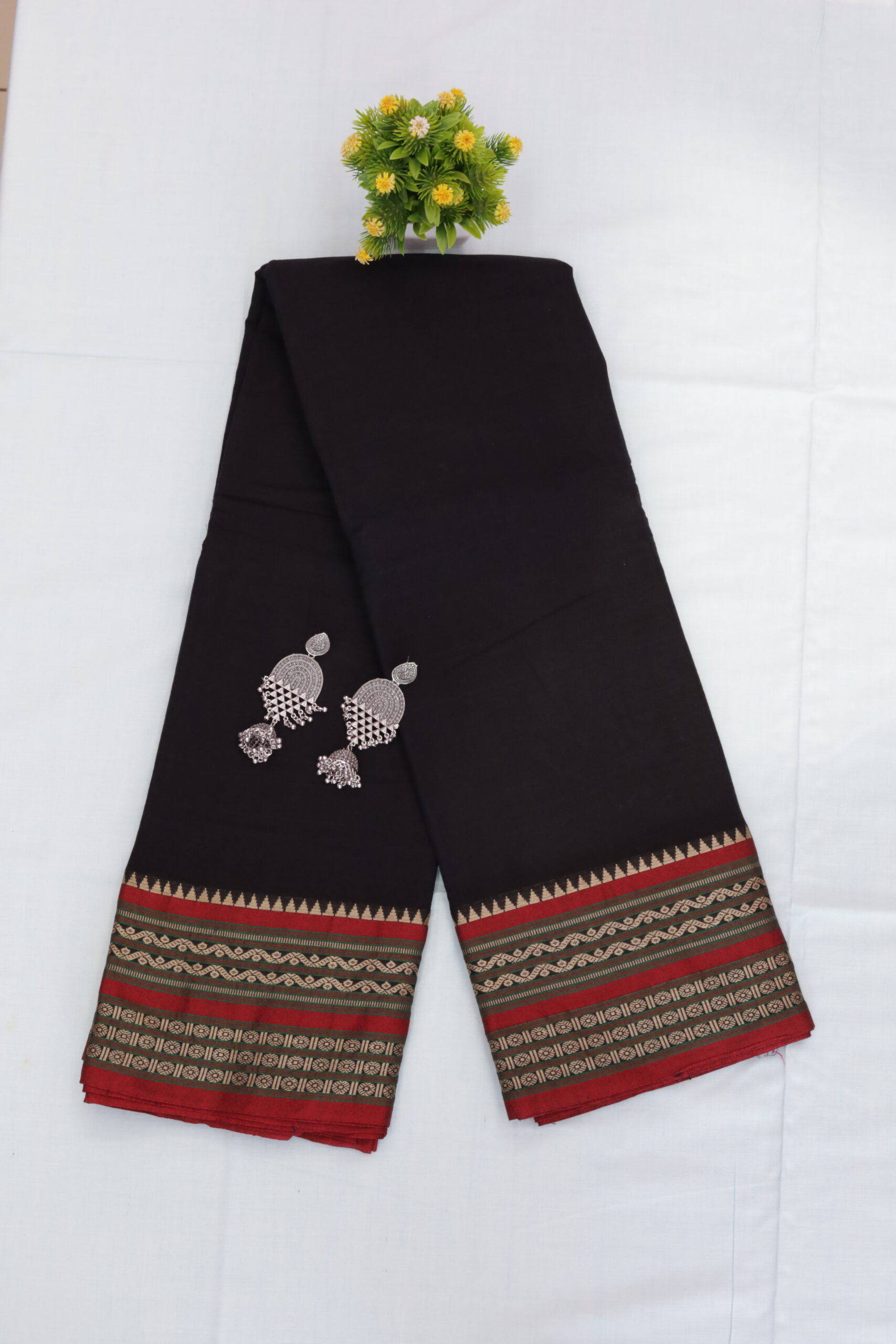 Zigzag Pattern Narayanpettu sarees