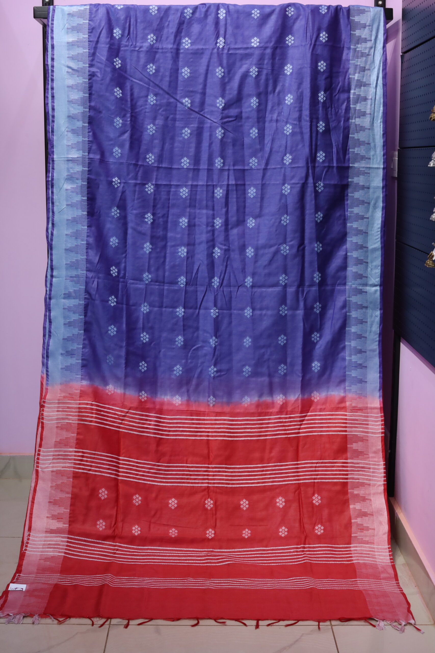 Staple silk saree