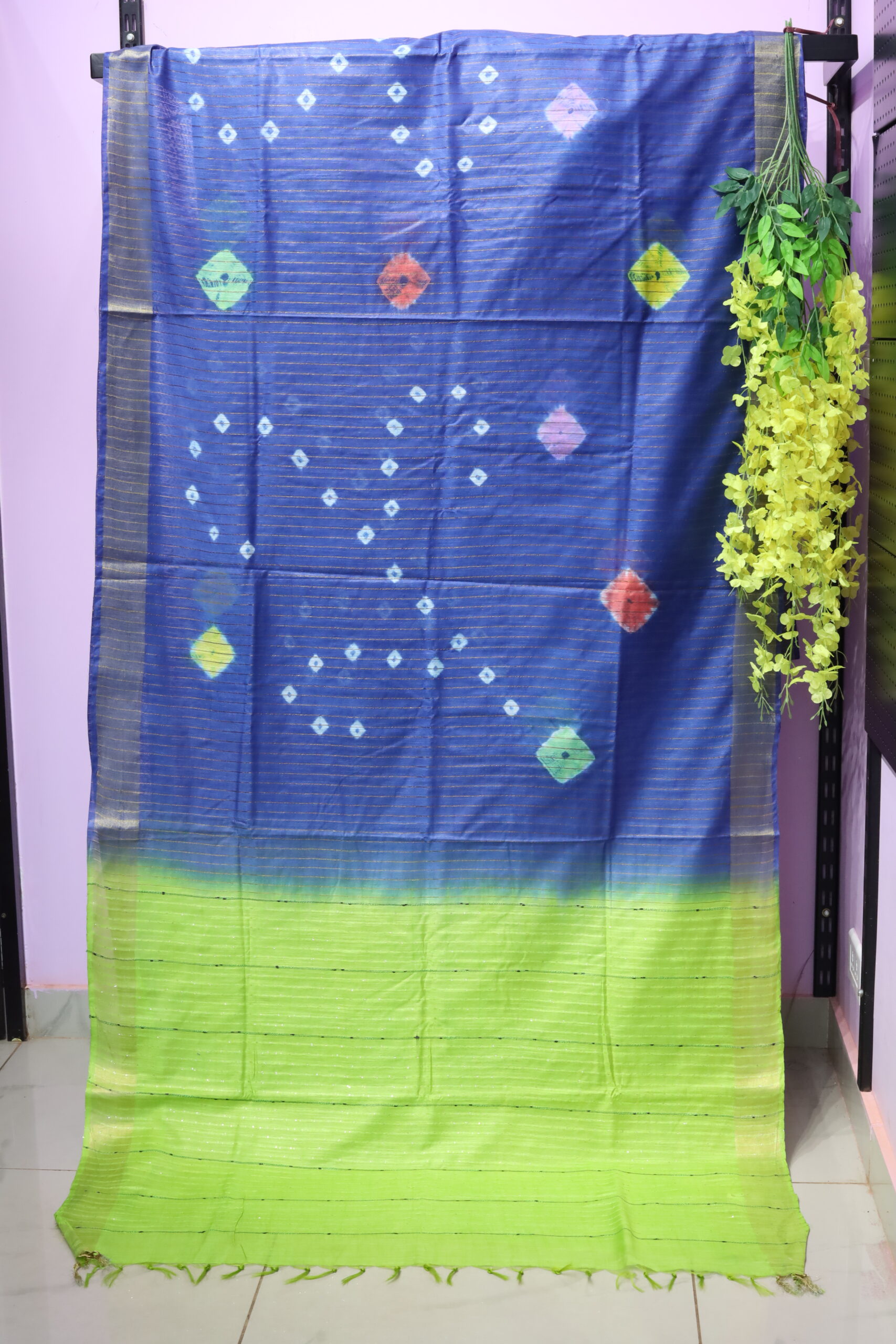 Staple silk saree