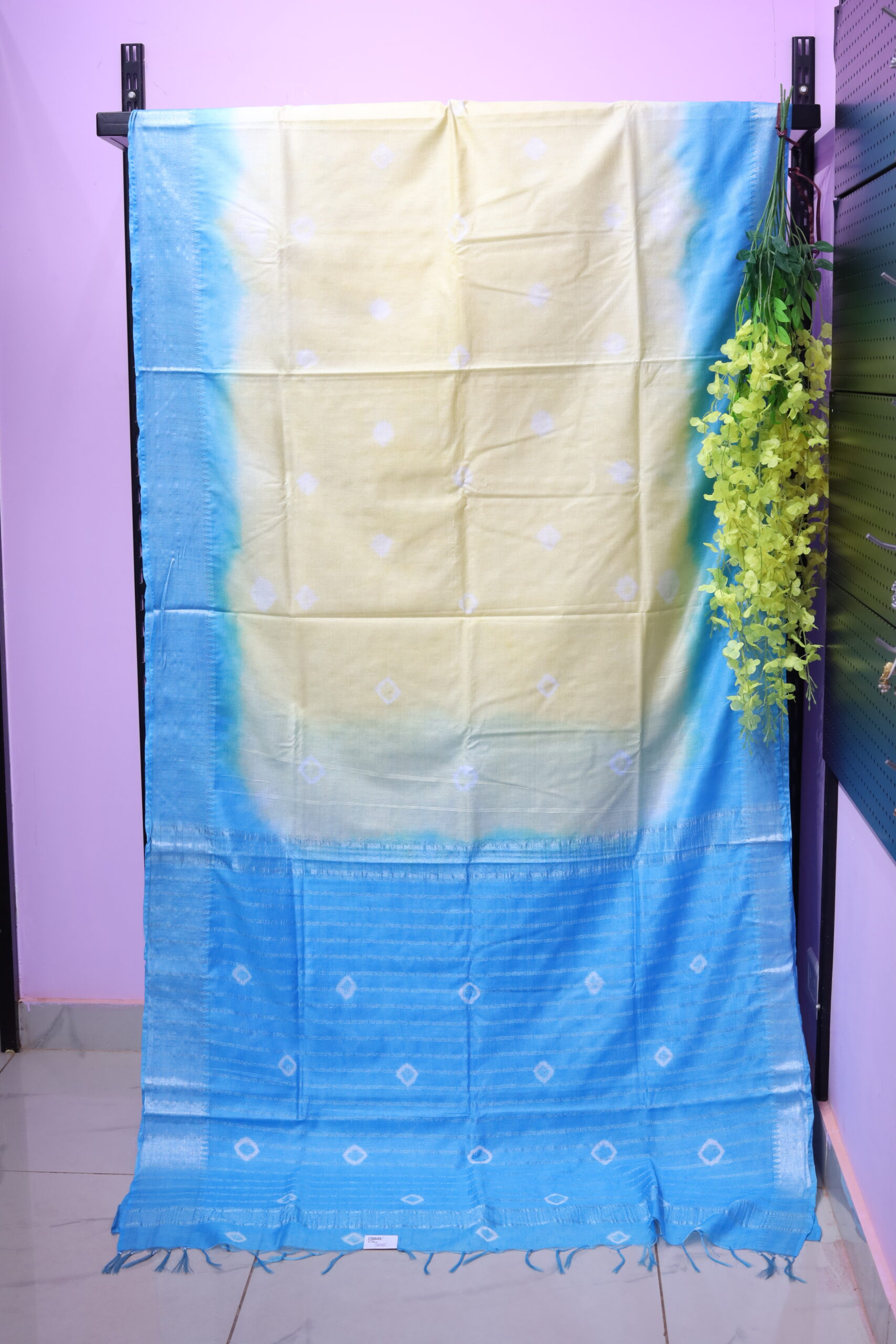 Staple silk saree