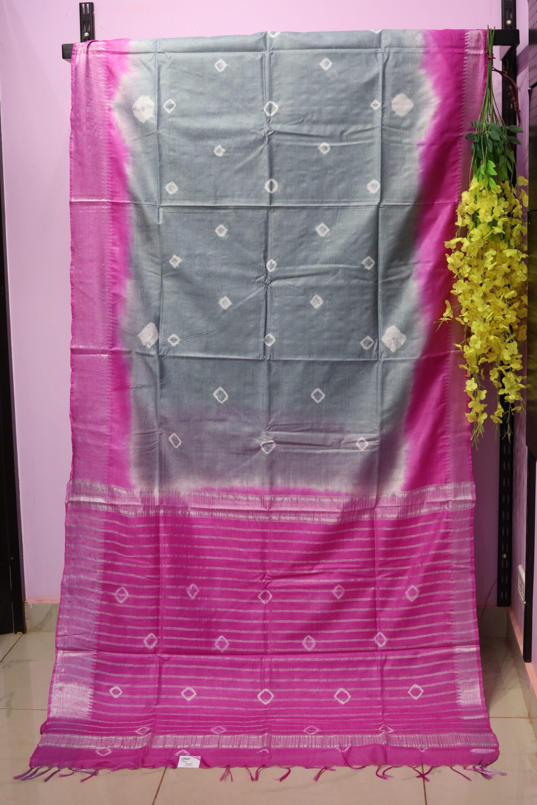 Staple silk saree
