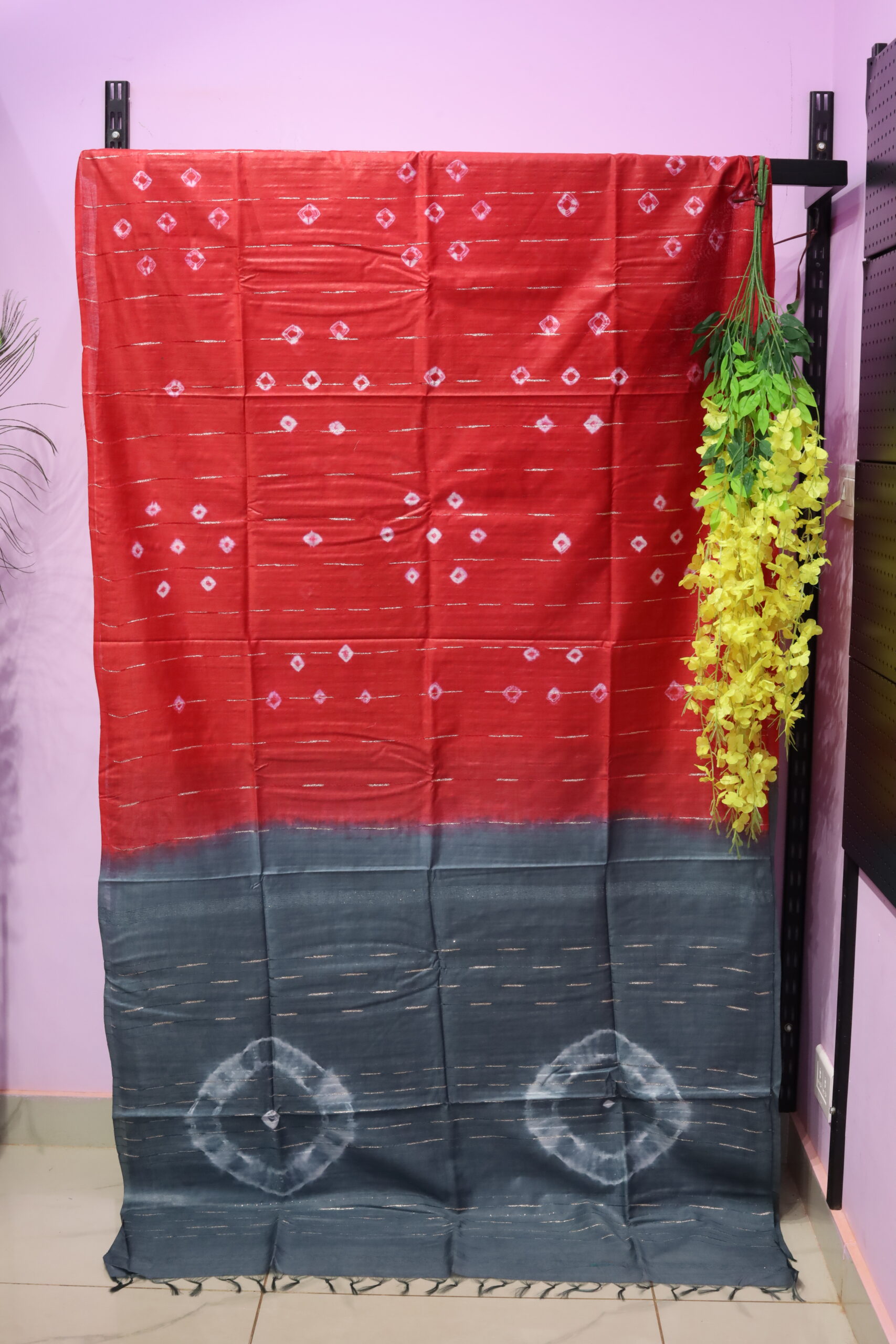 Staple silk saree