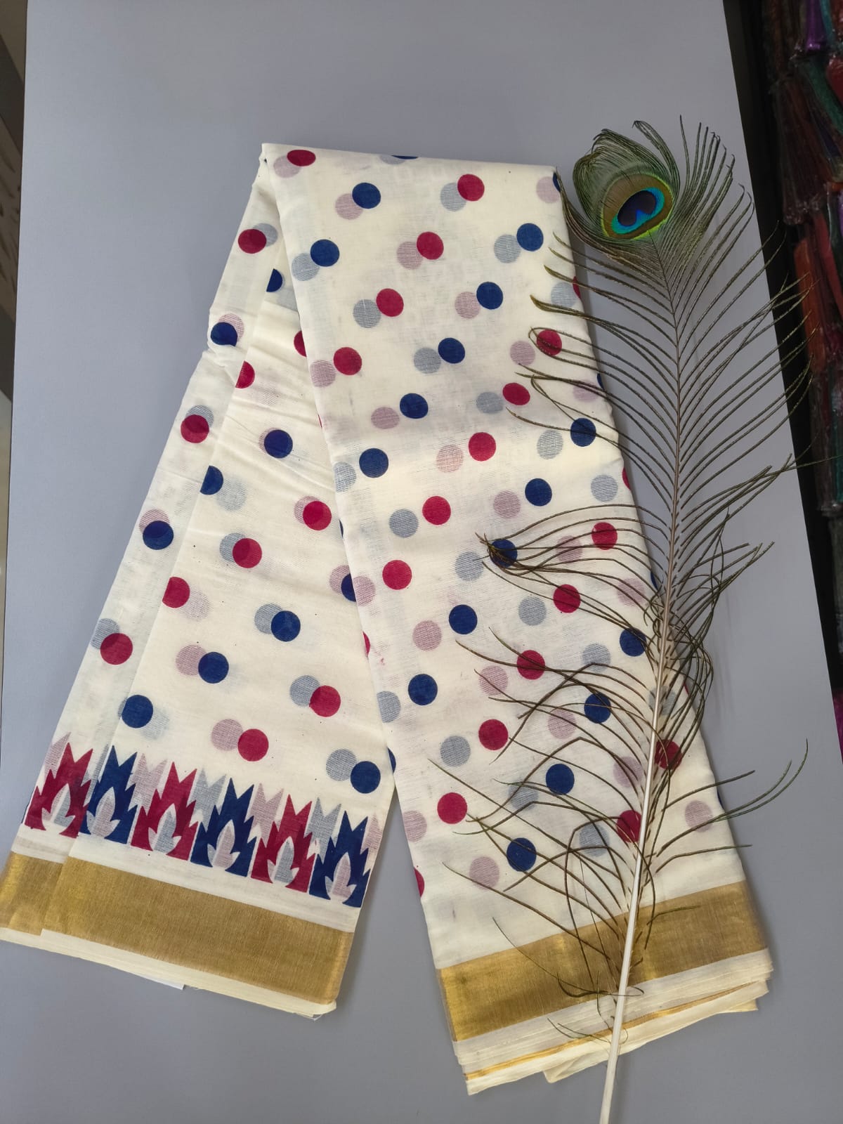 Kerala saree with full design