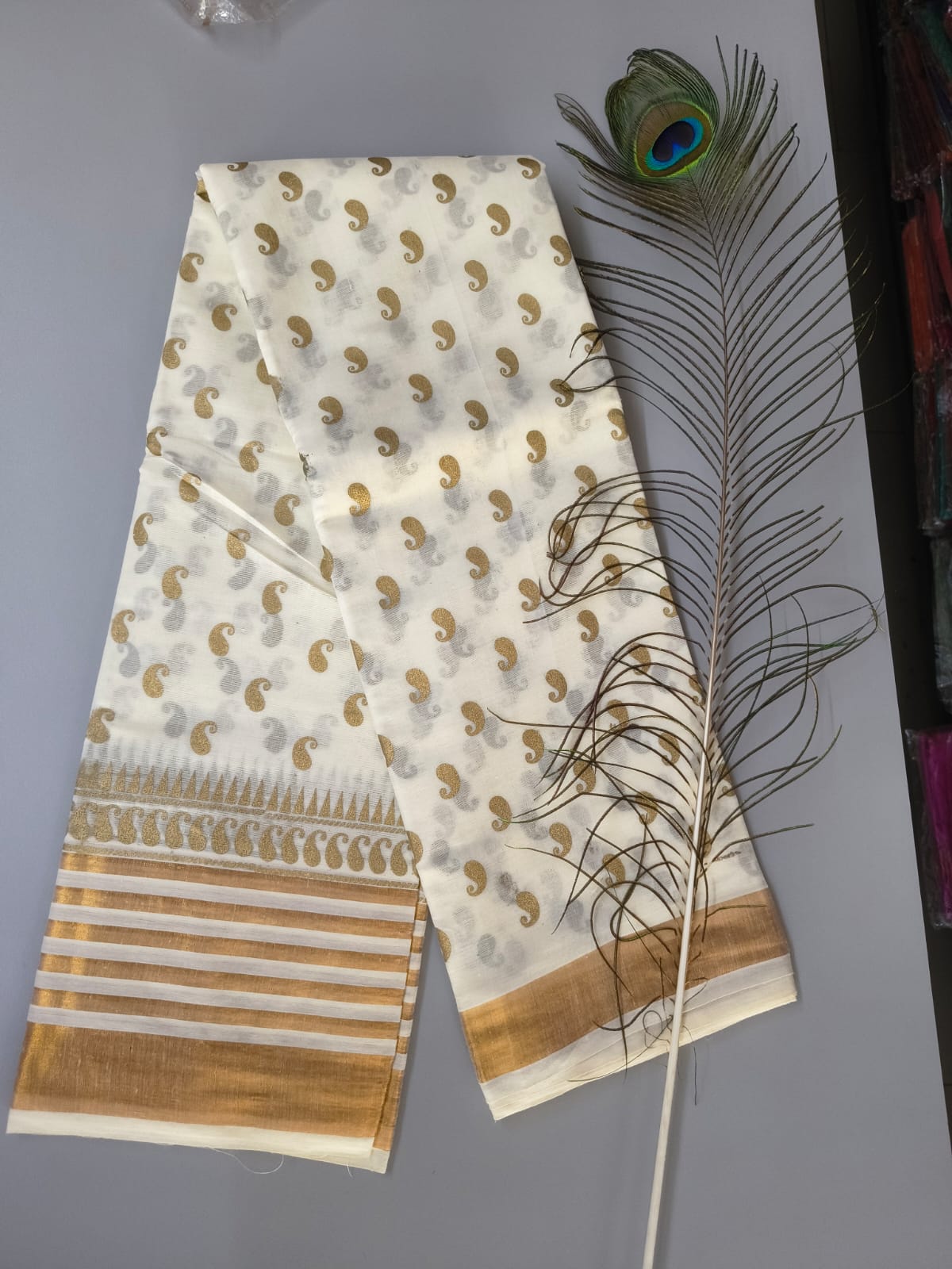 Kerala saree with full design