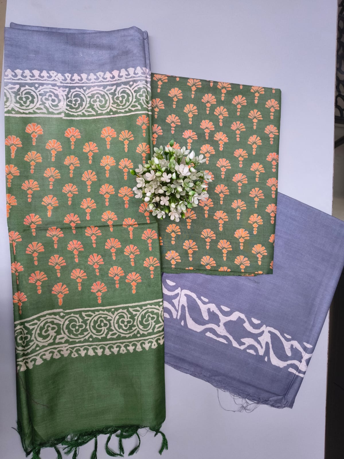 Semi silk churidar material
