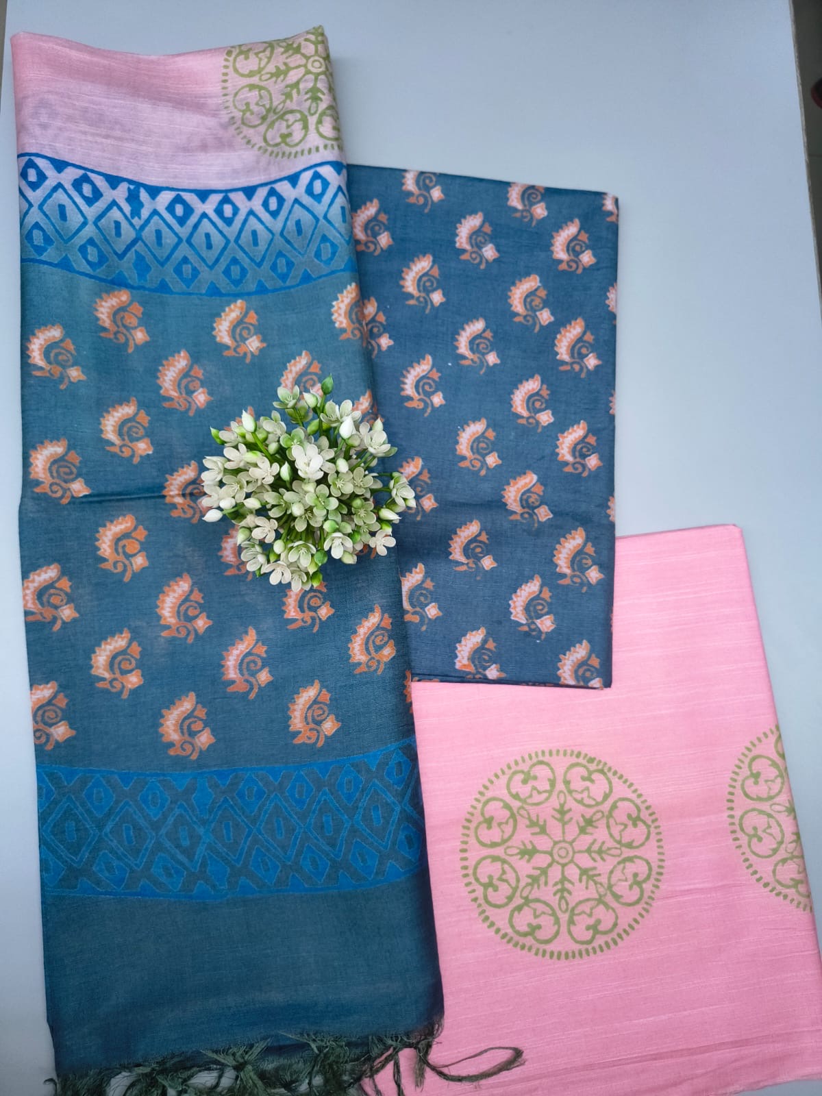 Semi silk churidar material