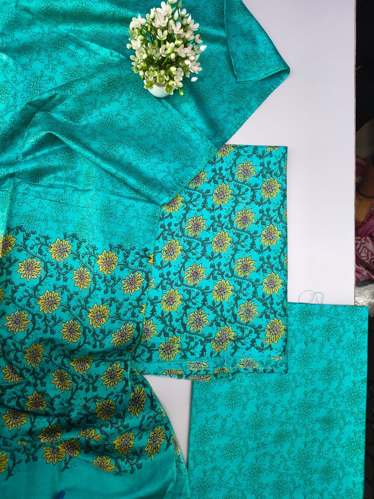 Soft silk churidar material