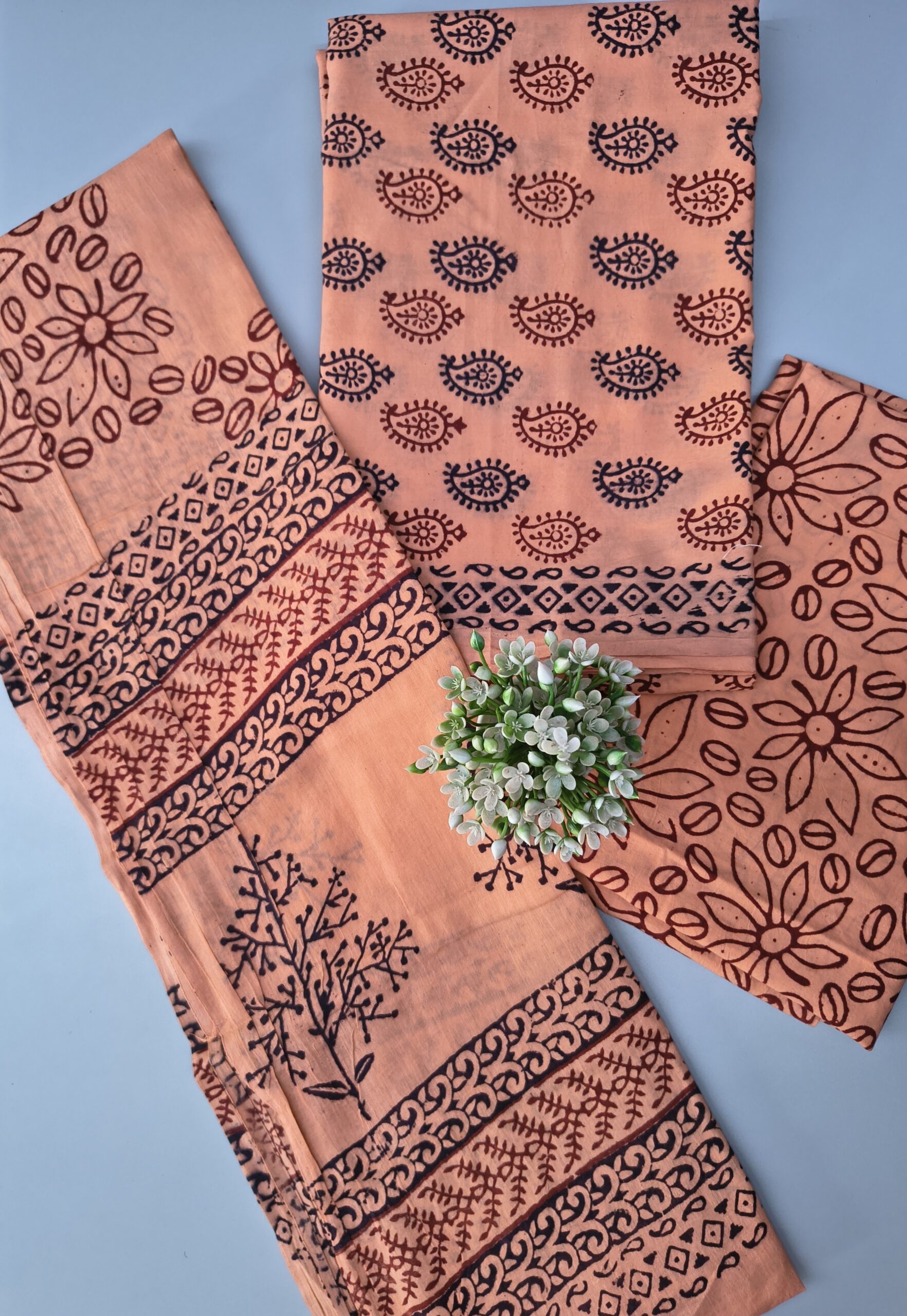 Cotton Bhagh Churidar material